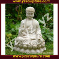 White Marble Sitting Buddha Statue For Sale